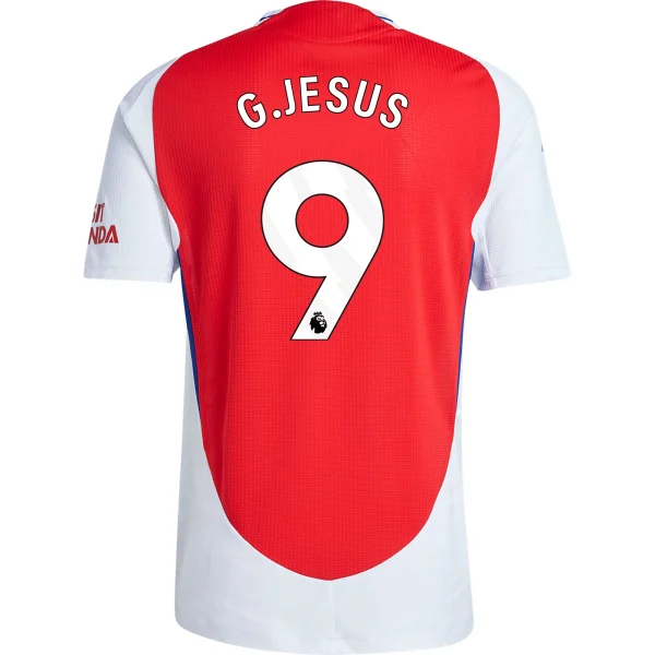 Gabriel Jesus Arsenal 24/25 Authentic Home Jersey