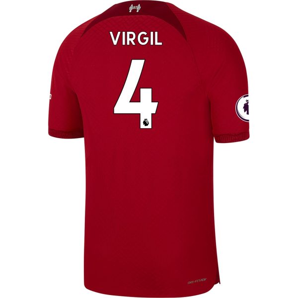Virgil van Dijk Liverpool 22/23 Authentic Home Jersey
