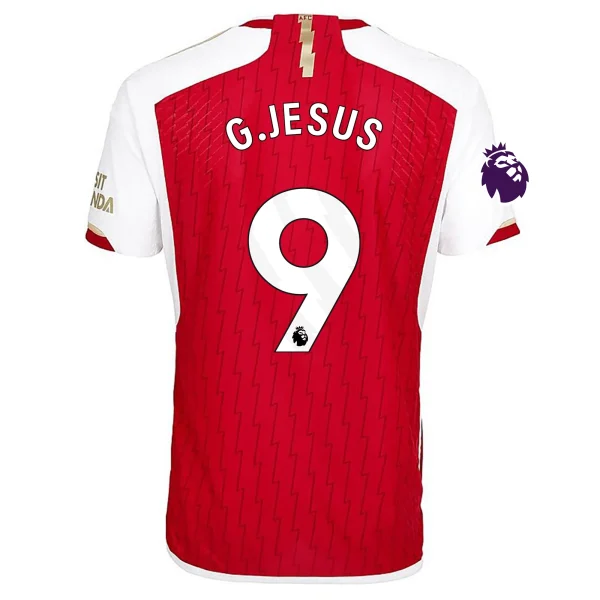 Gabriel Jesus Arsenal 23/24 Authentic Home Jersey