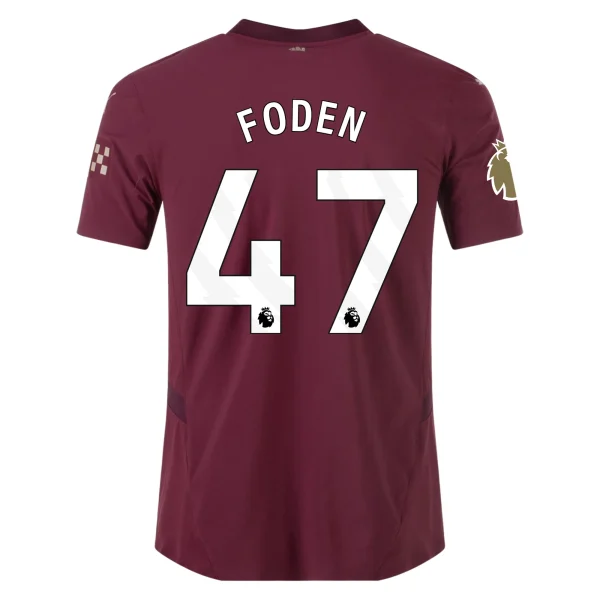 Phil Foden Manchester City 24/25 Authentic Third Jersey