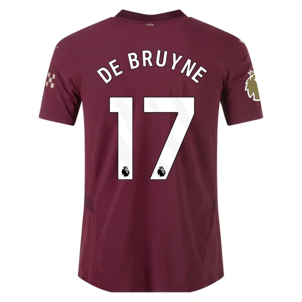Kevin De Bruyne Manchester City 24/25 Authentic Third Jersey