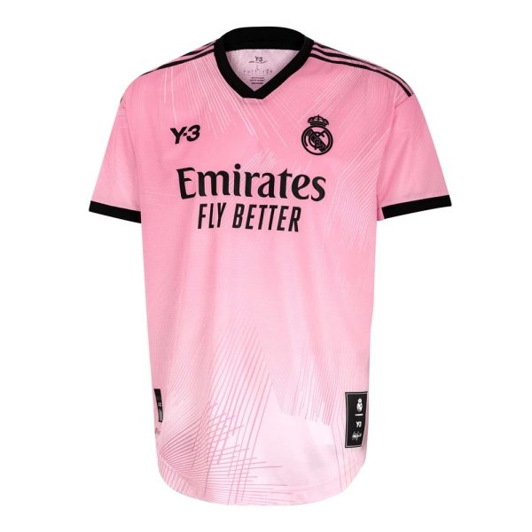 Real Madrid 2021/22 Y-3 Fourth Goalkeeper Jersey Kit Pink