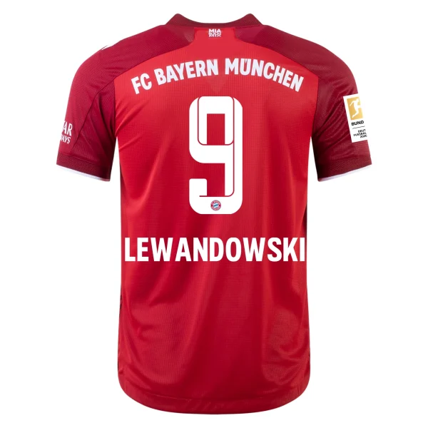 Robert Lewandowski Bayern Munich 21/22 Authentic Home Jersey