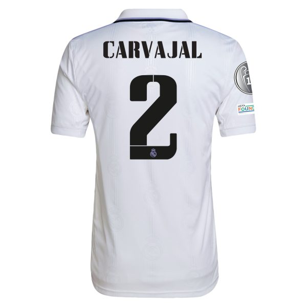 Dani Carvajal Real Madrid 22/23 UCL Home Jersey
