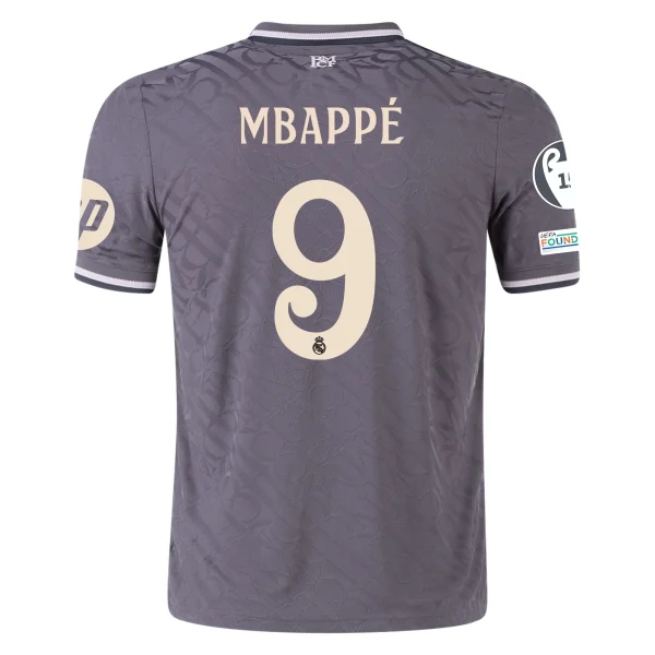 Kylian Mbappé Real Madrid 24/25 Authentic Third Jersey