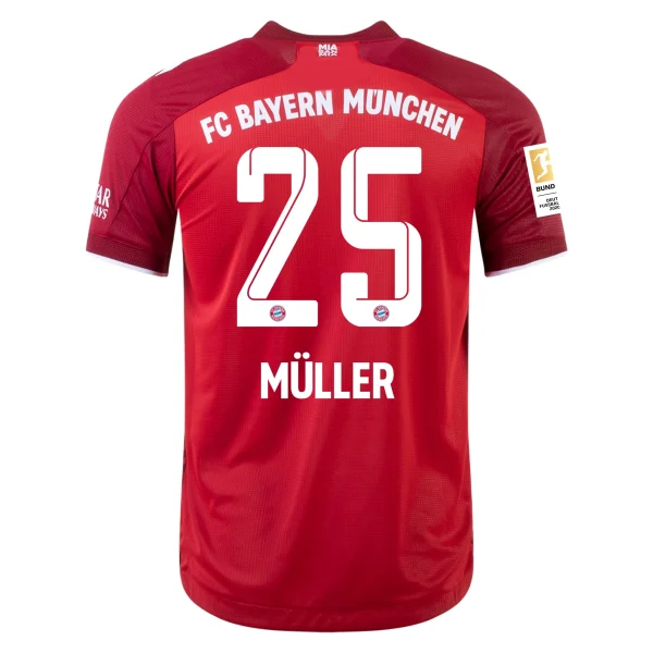 Thomas Müller Bayern Munich 21/22 Authentic Home Jersey
