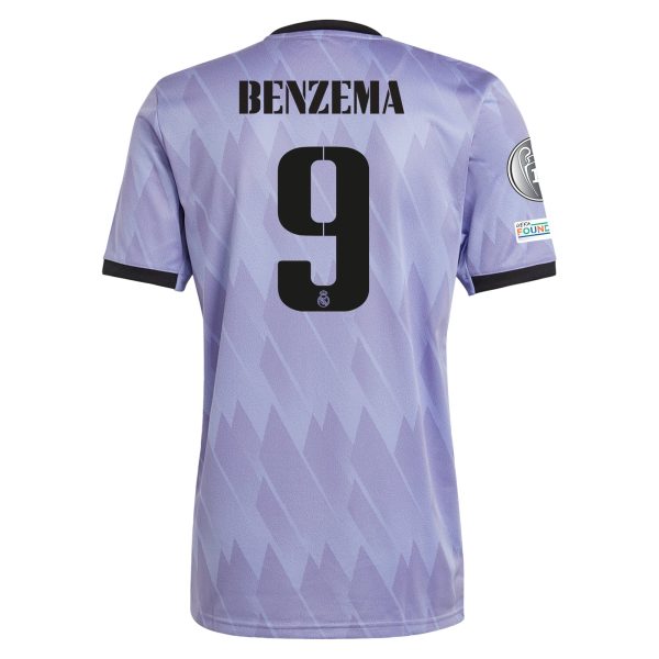 Karim Benzema Real Madrid 22/23 UCL Away Jersey