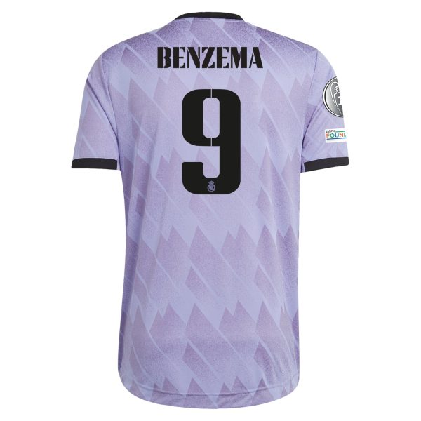 Karim Benzema Real Madrid 22/23 Authentic UCL Away Jersey