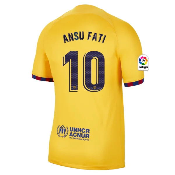 Ansu Fati Barcelona 22/23 Senyera Fourth Jersey