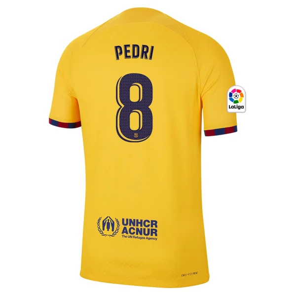 Pedri Barcelona 22/23 Authentic Senyera Fourth Jersey
