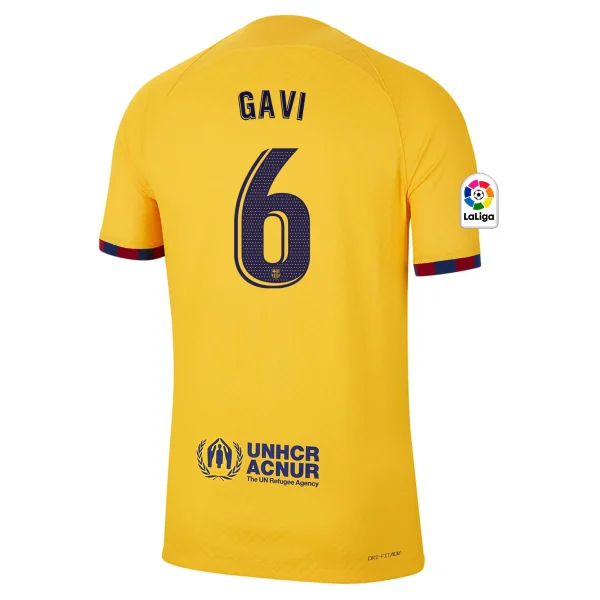 Gavi Barcelona 22/23 Authentic Senyera Fourth Jersey