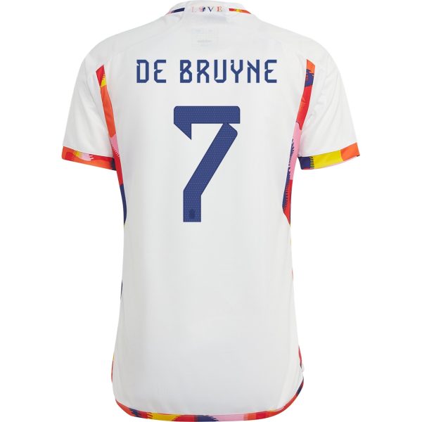 Kevin De Bruyne Belgium 22/23 Away Jersey