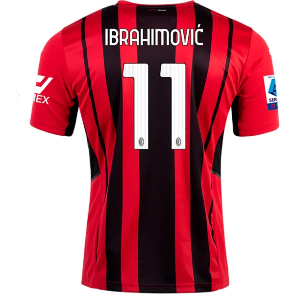 Zlatan Ibrahimović AC Milan 21/22 Home Jersey