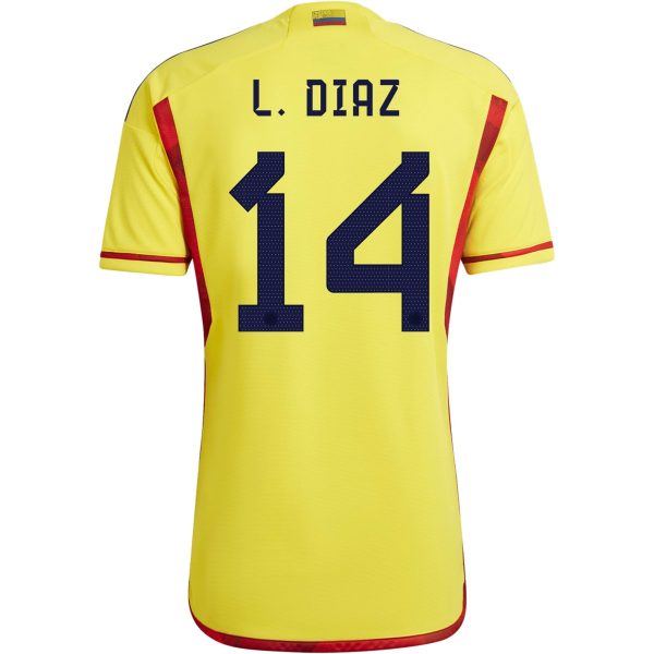 Luis Díaz Colombia 22/23 Home Jersey