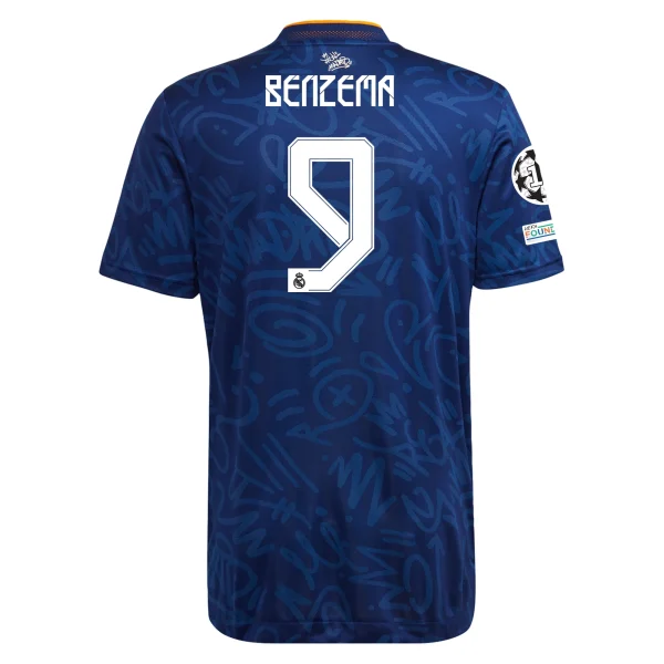 Karim Benzema Real Madrid 21/22 Authentic Away Jersey