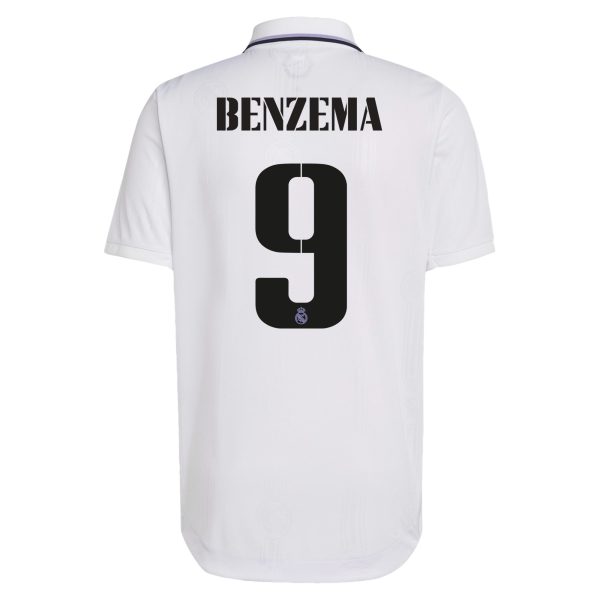 Karim Benzema Real Madrid 22/23 Home Jersey