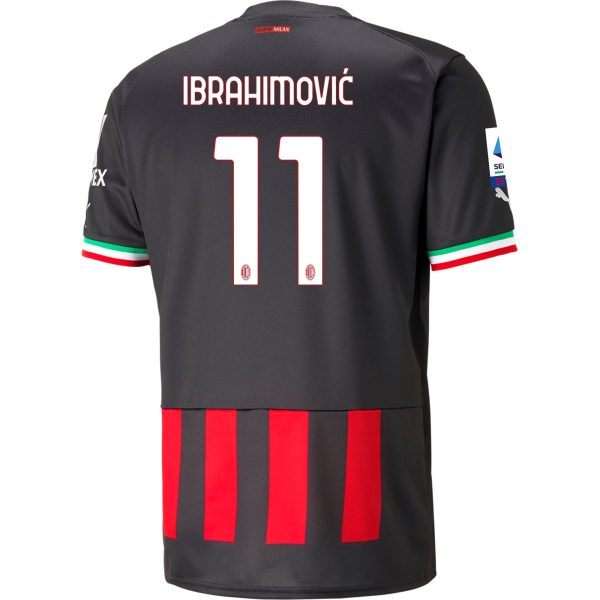 Zlatan Ibrahimović AC Milan 22/23 Home Jersey