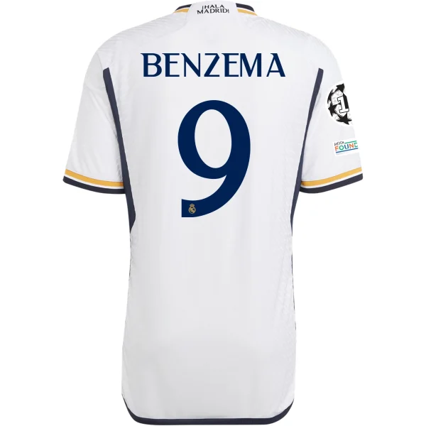 Karim Benzema Real Madrid 23/24 Authentic Home Jersey