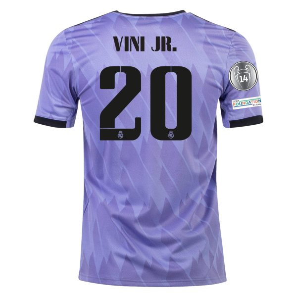 Vinicius Jr. Real Madrid 22/23 UCL Away Jersey