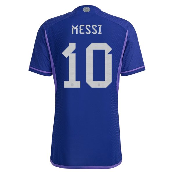 Lionel Messi Argentina 22/23 Authentic Away Jersey