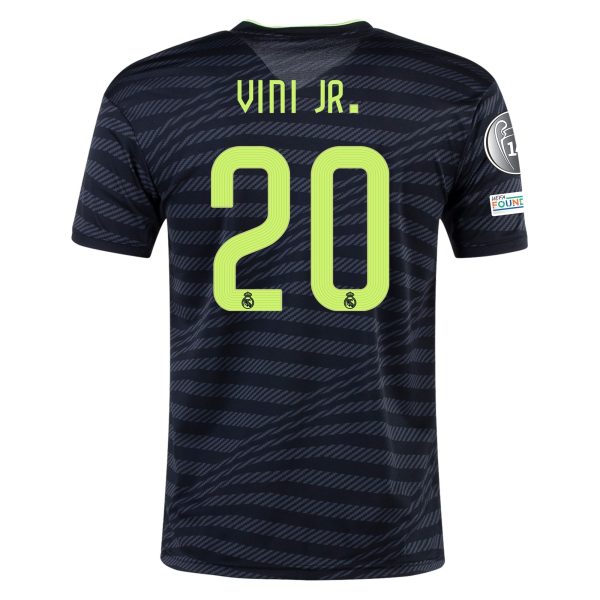 Vinicius Jr. Real Madrid 22/23 UCL Third Jersey