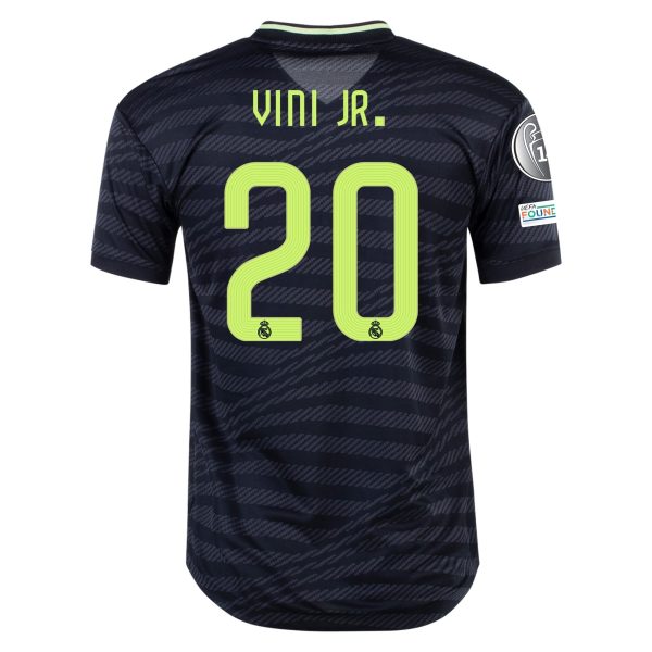 Vinicius Jr. Real Madrid 22/23 UCL Authentic Third Jersey
