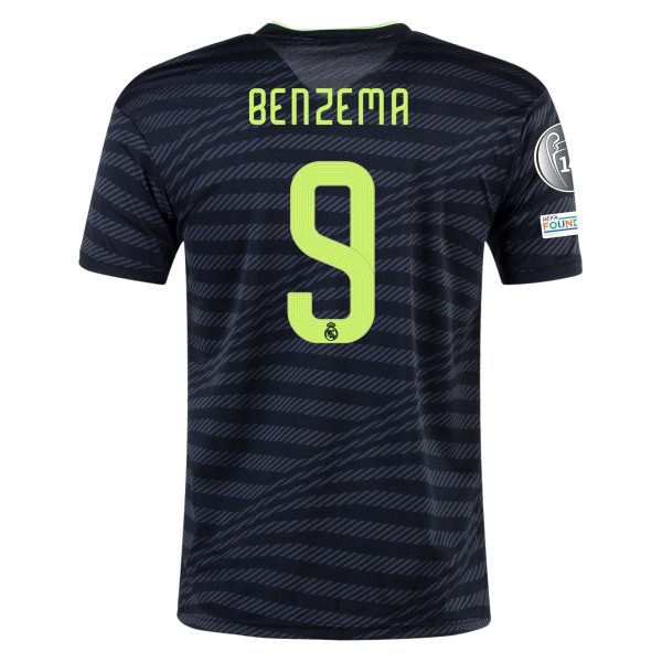 Karim Benzema Real Madrid 22/23 UCL Third Jersey
