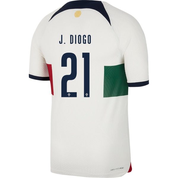 Diogo Jota Portugal 22/23 Authentic Away Jersey