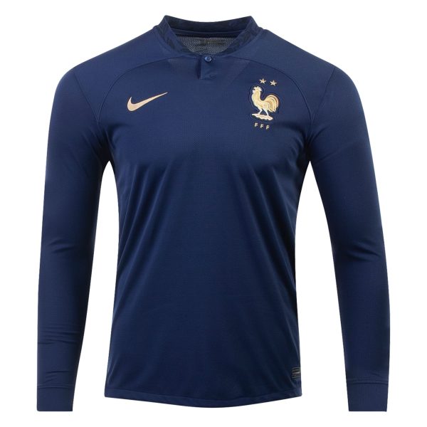 France 22/23 Long Sleeve Home Jersey