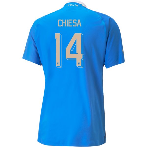 Federico Chiesa Italy 22/23 Authentic Home Jersey