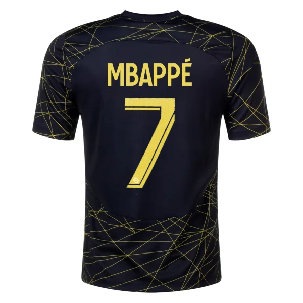 Kylian Mbappé Paris Saint-Germain (PSG) 22/23 Fourth Jersey
