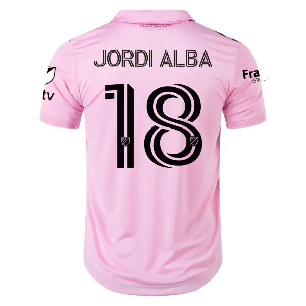 Jordi Alba Inter Miami CF 2023 Authentic Home Jersey