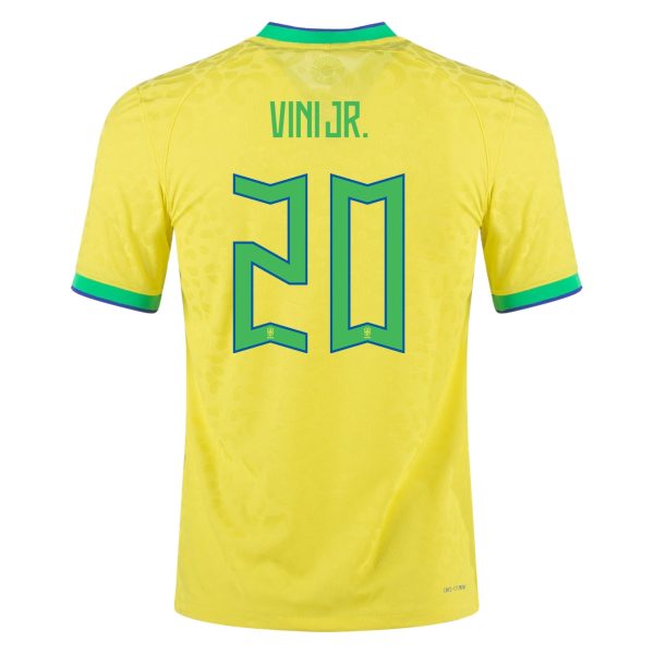 Vinicius Jr. Brazil 22/23 Authentic Home Jersey