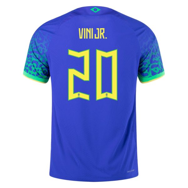 Vinicius Jr. Brazil 22/23 Authentic Away Jersey