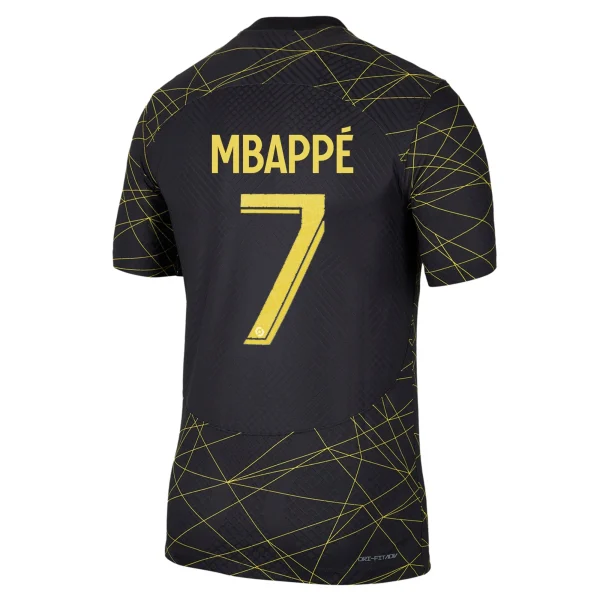 Kylian Mbappé Paris Saint-Germain (PSG) 22/23 Authentic Fourth Jersey