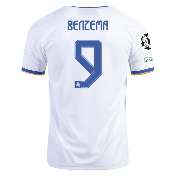 Karim Benzema Real Madrid 21/22 Home Jersey