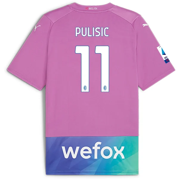 Christian Pulisic AC Milan 23/24 Third Jersey