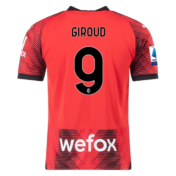 Olivier Giroud AC Milan 23/24 Home Jersey