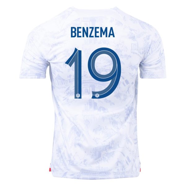 Karim Benzema France 22/23 Away Jersey
