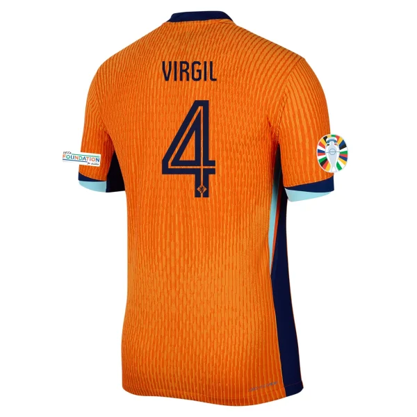 Virgil van Dijk Netherlands 24/25 Authentic Home Jersey