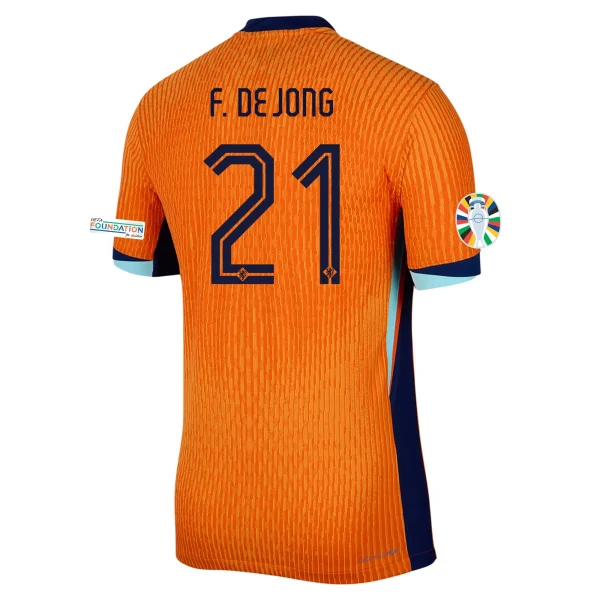 Frenkie de Jong Netherlands 24/25 Authentic Home Jersey