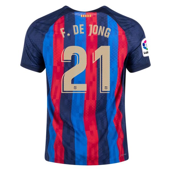 Frenkie de Jong Barcelona 22/23 Authentic Home Jersey