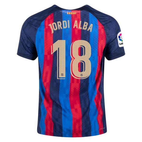 Jordi Alba Barcelona 22/23 Authentic Home Jersey