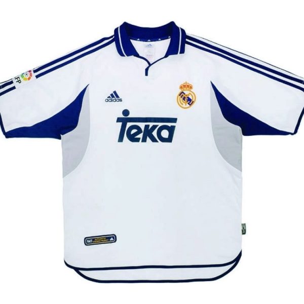 Real Madrid 2000/01 Home Jersey